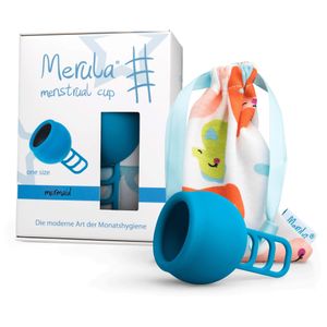 MERULA Menstrual Cup mermaid blau