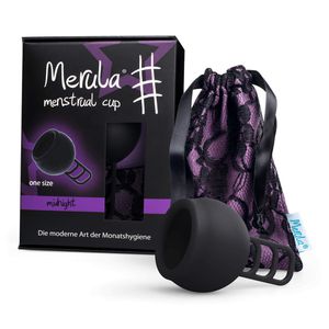 MERULA Menstrual Cup midnight schwarz