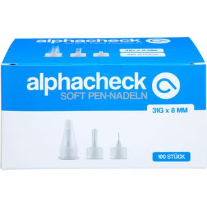 Alphacheck soft Pen-Nadeln 31 Gx8 mm 100 St 100 St