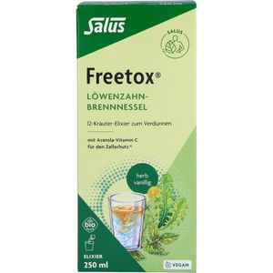 FREETOX Löwenzahn-Brennnessel 12-Kräuter-Elix.Bio