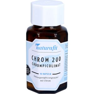 NATURAFIT Chrom 200 Chrompicolinat Kapseln