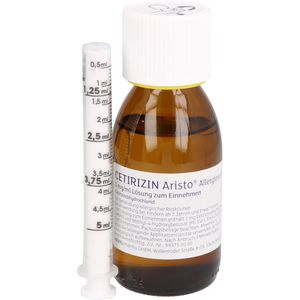 CETIRIZIN Aristo Allergiesaft 1 mg/ml Lsg.z.Einn.