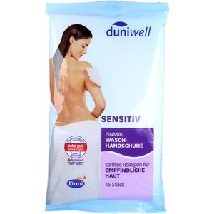 DUNIWELL Einmal Waschhandschuhe sensitiv