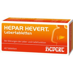 Hepar Hevert Lebertabletten 40 St 40 St
