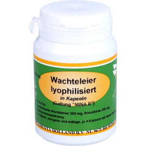 WACHTELEIER lyophilisiert Kapseln