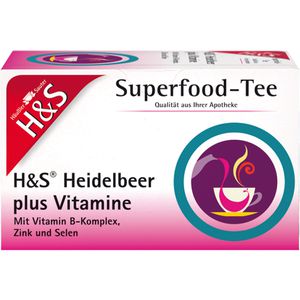 H&S Heidelbeer plus Vitamine Filterbeutel