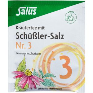 KRÄUTERTEE mit Schüssler-Salz Nr.3 Salus Fbtl.