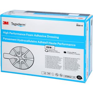 Tegaderm Foam Adhesive 6,9x7,6 cm oval 90614