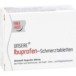 UNSERE Ibuprofen-Schmerztabletten
