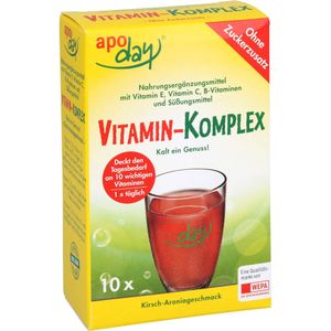 APODAY Vitamin-Komplex Kirsch-Aronia zuckerfr.Plv.