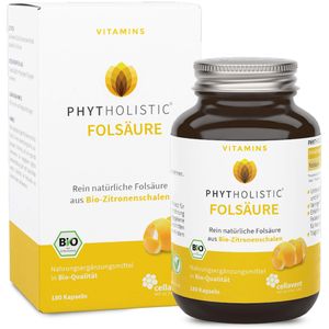 PHYTHOLISTIC Folsäure Bio Kapseln