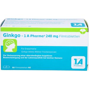 Ginkgo-1A Pharma 240 mg Filmtabletten 60 St 60 St