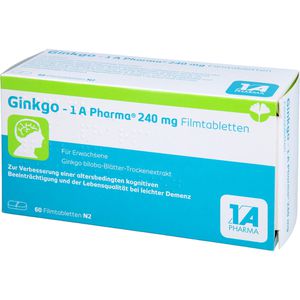 Ginkgo-1A Pharma 240 mg Filmtabletten 60 St