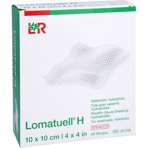 Lomatuell H Salbentüll 10x10 cm steril 50 St