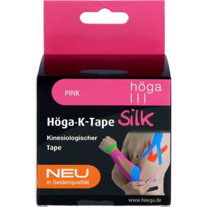 HÖGA-K-TAPE Silk 5 cmx5 m l.fr.pink kinesiol.Tape