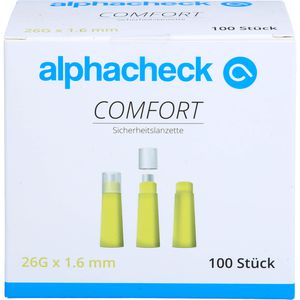 ALPHACHECK comfort Sicherheitslanzett.26 Gx1,6 mm