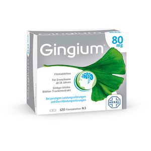 GINGIUM 80 mg Filmtabletten