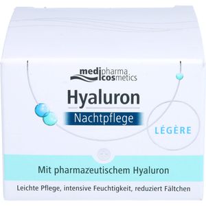 HYALURON NACHTPFLEGE legere Creme im Tiegel