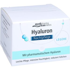 HYALURON NACHTPFLEGE legere Creme im Tiegel