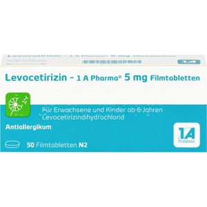 Levocetirizin-1A Pharma 5 mg Filmtabletten 50 St 50 St