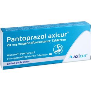 PANTOPRAZOL axicur 20 mg Tablets