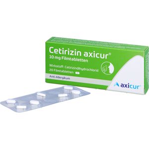 Cetirizin axicur® 10 mg (20) Filmtabletten