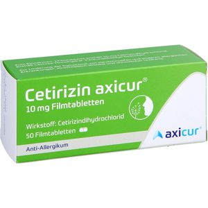 CETIRIZIN axicur 10 mg comprimate filmate