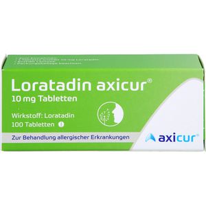 Loratadin axicur® 10 mg (100) Tabletten