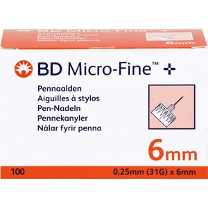 BD MICRO-FINE+ Pen-Nadeln 0,25x6 mm 31 G