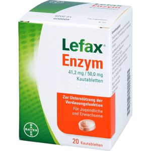 LEFAX Enzym Kautabletten