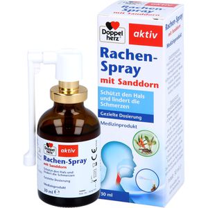 DOPPELHERZ Rachen-Spray mit Sanddorn