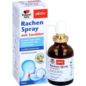 DOPPELHERZ Rachen-Spray mit Sanddorn