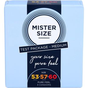 MISTER Size Probierpackung 53-57-60 Kondome