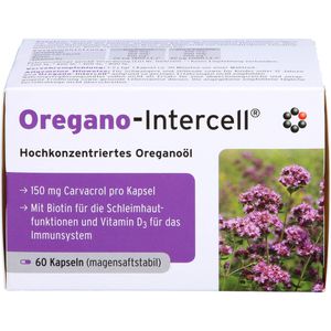 Oregano-Intercell magensaftresistente Weichkapseln 60 St