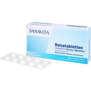 REISETABLETTEN Sanavita 50 mg Tabletten