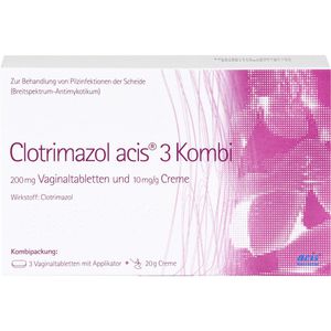 Clotrimazol acis 3 Kombipackung 1 St 1 St