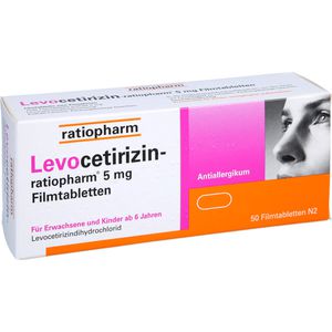 LEVOCETIRIZIN-ratiopharm 5 mg Filmtabletten