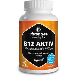 B12 AKTIV 1.000 μg vegan Tabletten
