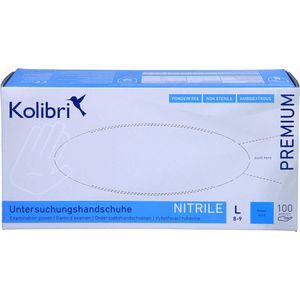 KOLIBRI Premium U.Hands.Nitril unst.pf L blau