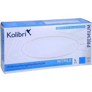 KOLIBRI Premium U.Hands.Nitril unst.pf L blau
