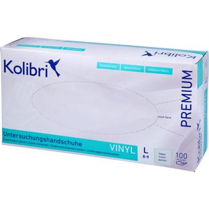 KOLIBRI Premium U.Hands.Vinyl unst.pf L transp.