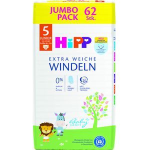 HIPP Babysanft Windeln Junior 11-17kg Gr.5 Jumbo
