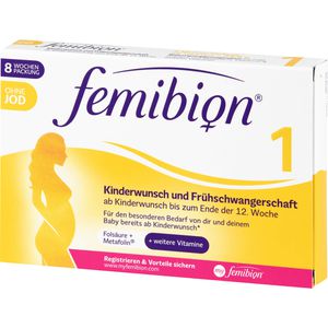 FEMIBION 1 Kinderwunsch+Frühschwangers.o.Jod Tabl.