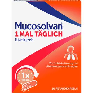 MUCOSOLVAN capsules met verlengde afgifte eenmaal daags