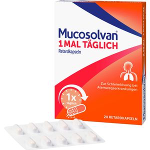 MUCOSOLVAN 1mal täglich Retardkapseln