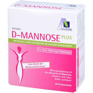 D-MANNOSE PLUS 2000 mg Sticks m.Vit.u.Mineralstof.