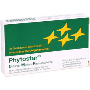 PHYTOSTAR Baldrian Melisse Passionsb.150/125/110mg