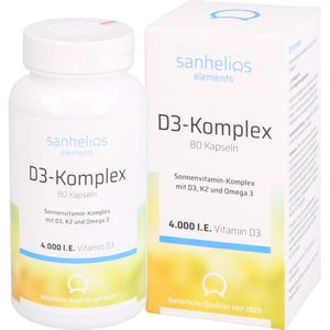 SANHELIOS Vitamin D3 Sonnenvitamin-Komplex mit K2