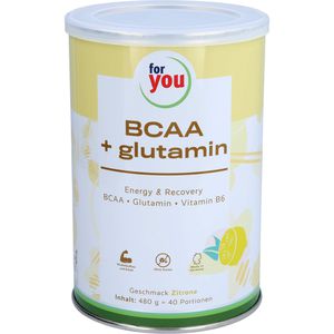 FOR YOU BCAA+glutamin Energy & Recovery Zitrone