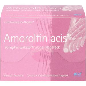 Amorolfin acis 50 mg/ml wirkstoffhalt.Nagellack 6 ml